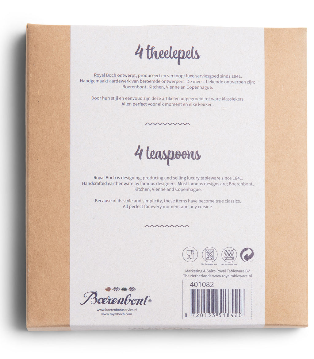 4 Theelepeltjes set - Royal Boch