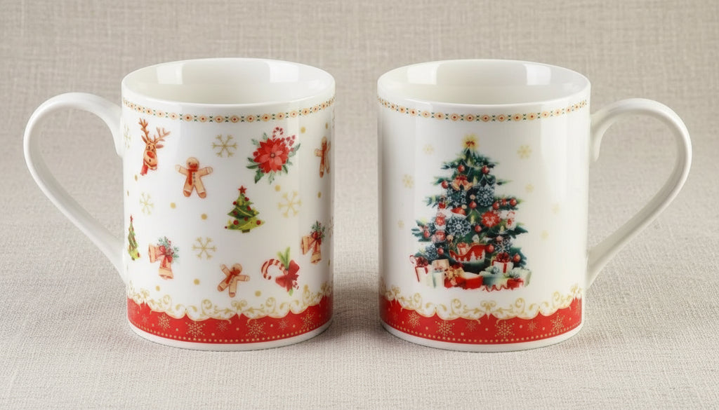 NIKOLAO – Set van 2 porseleinen mokken