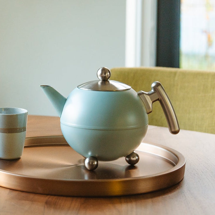 Duet Bella Ronde theepot – Licht Blauw