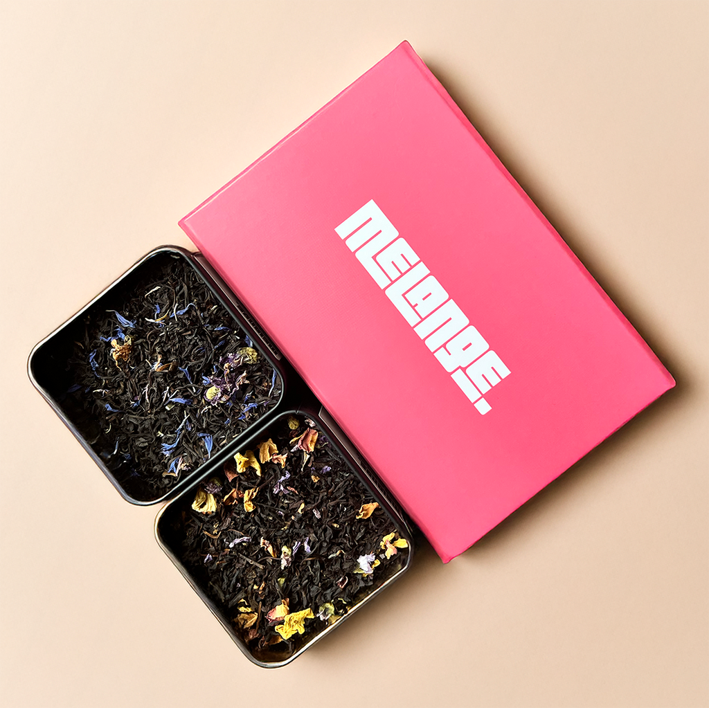 Giftbox 2 blikjes zwarte thee