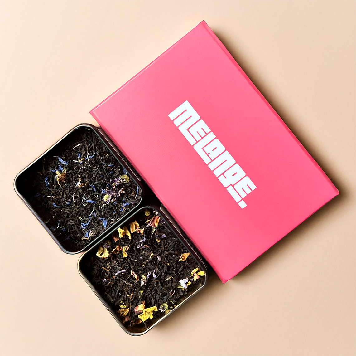 Giftbox 2 blikjes zwarte thee