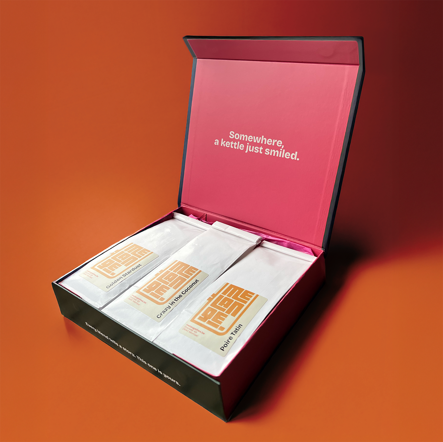 Giftbox 3 zakjes zwarte thee