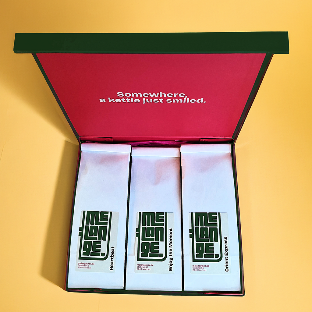 Giftbox 3 zakjes groene thee