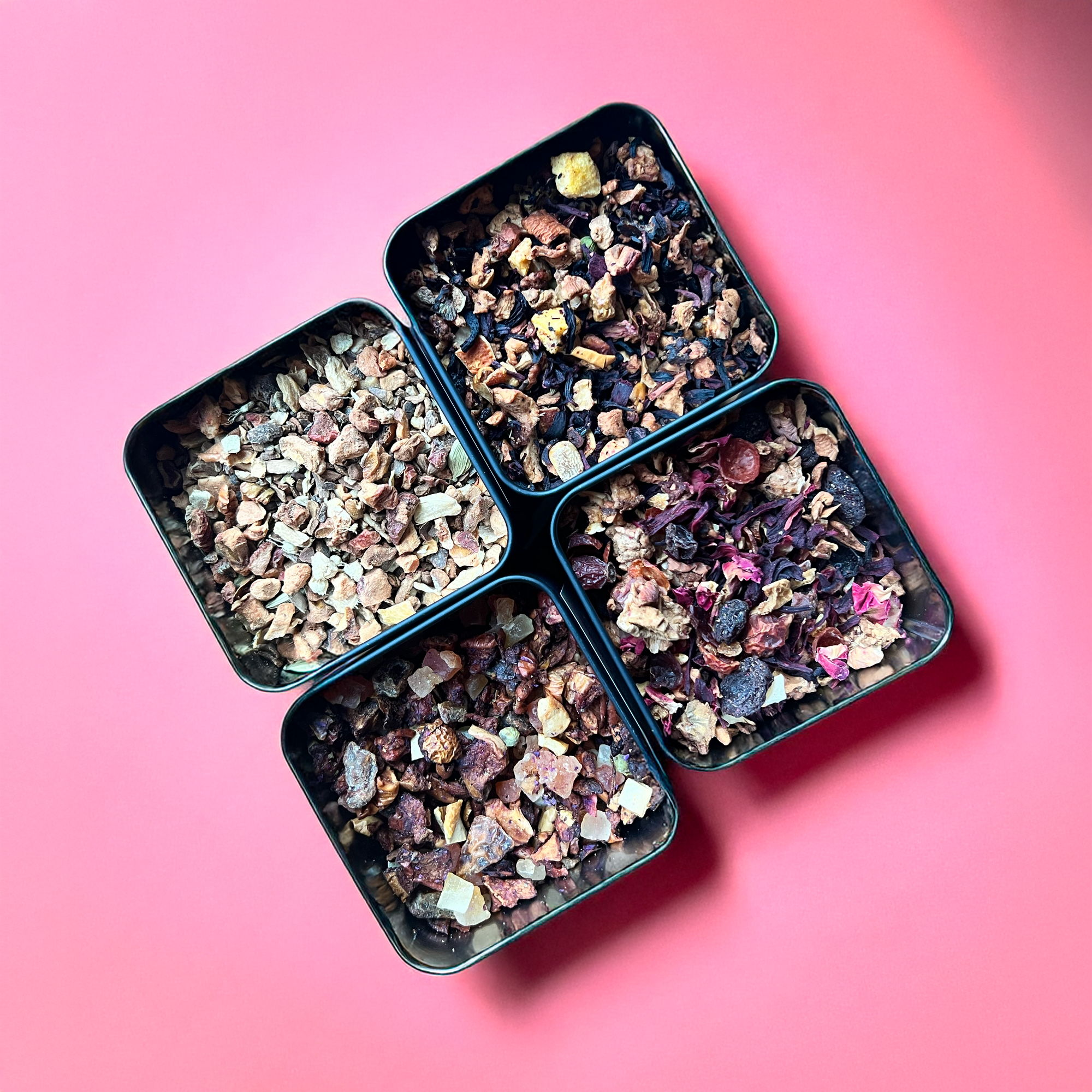 Giftbox 4 blikjes fruitinfusies