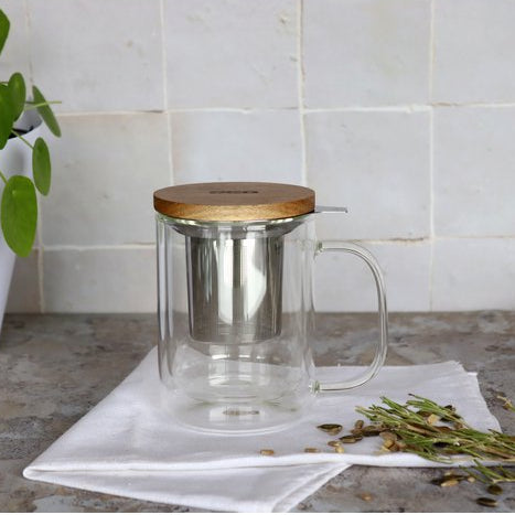 Gustave Dubbelwandige infuser mok 350ml