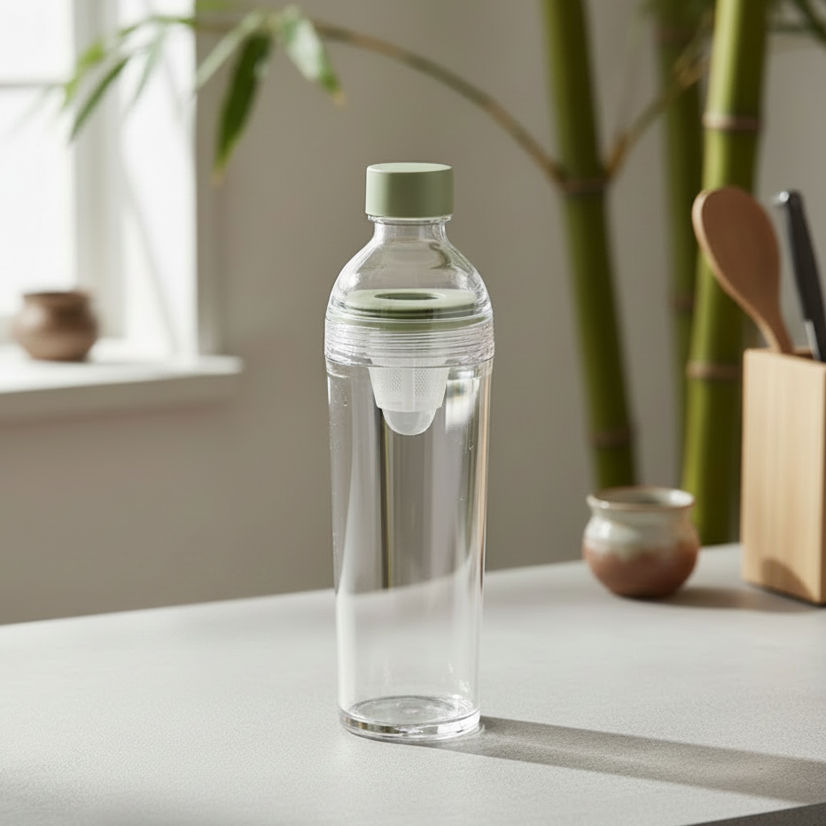 Hario Filter In Bottle Portable - Smokey Green