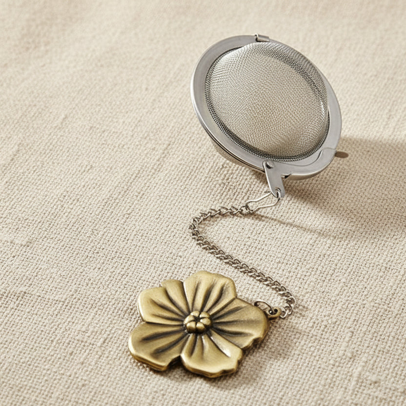 Filter bal met Bloem bedeltje