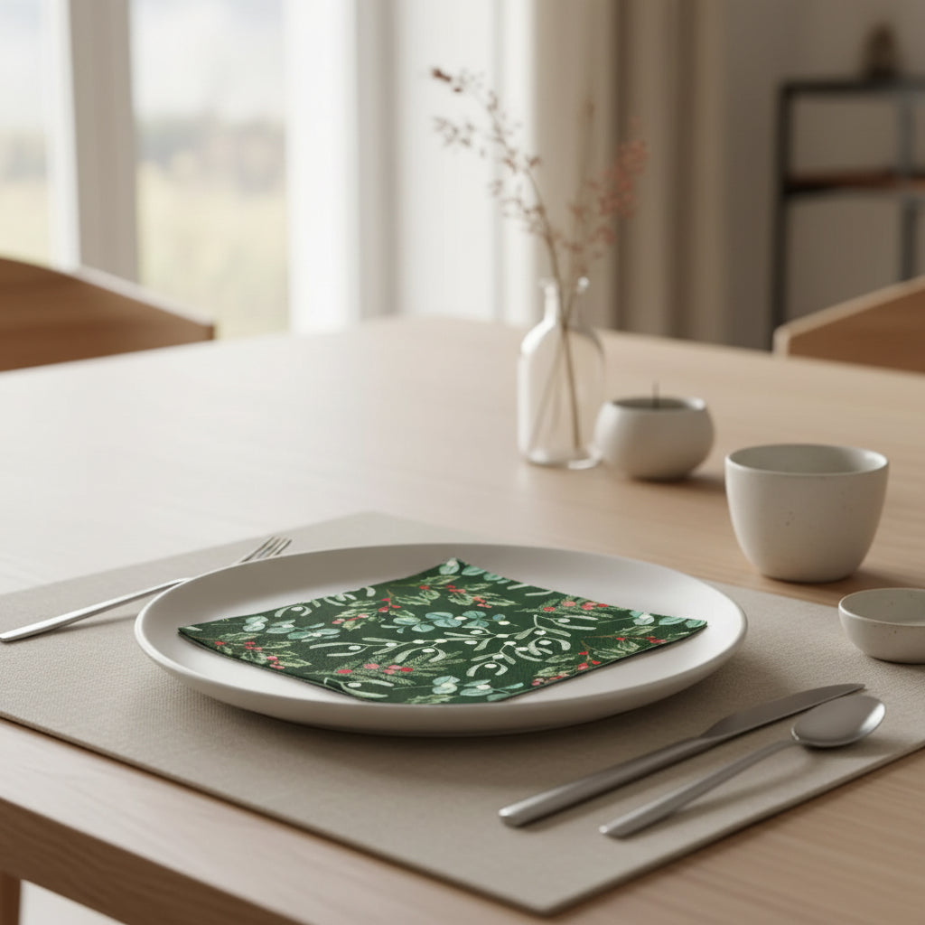 Servet Foliage Scatter Green