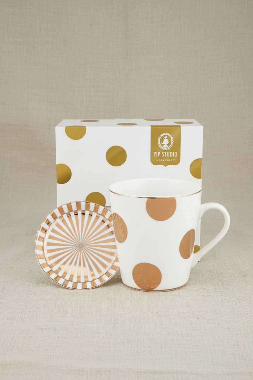 Dot Delight – Mok zonder oor + tea tip