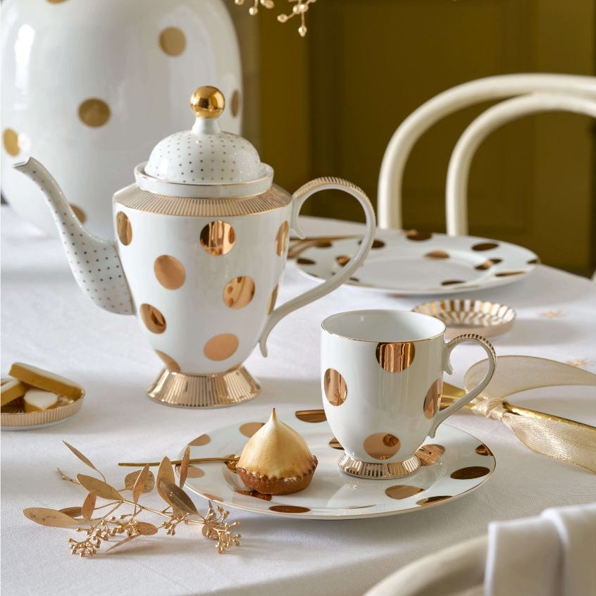 Dot Delight – Set van 2 porseleinen mokken