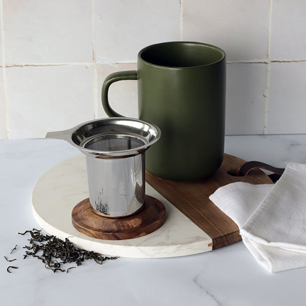 Juliet Infuser mug – Donker Groen