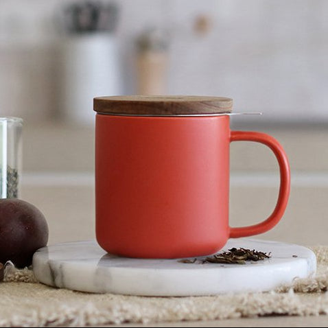 Juliet Infuser mug 300ml - Paprika