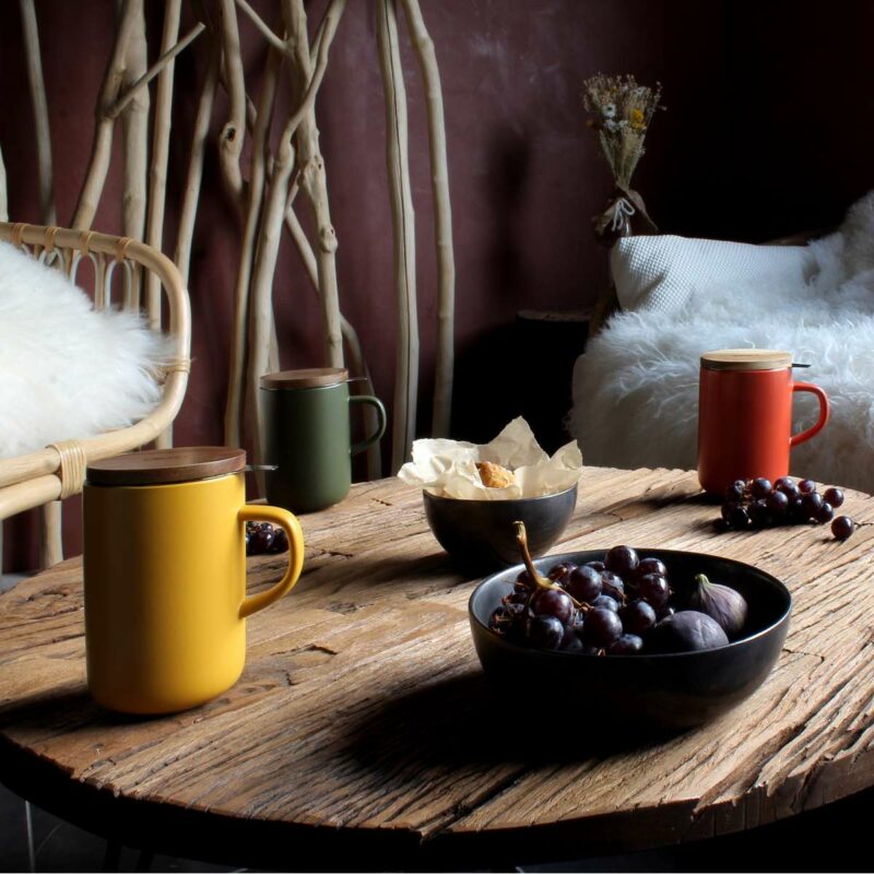 Image of Juliet Infuser mug – Donker Groen