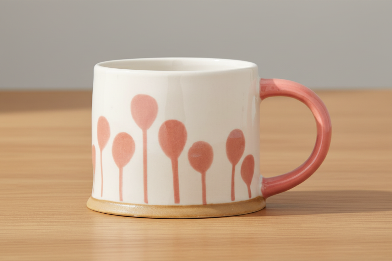 Linora Mug Bloomingville 450 ml - roze