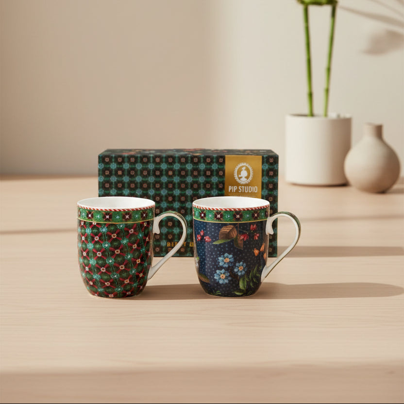 Berry Blues – Set van 2 kleine mokken 145ml