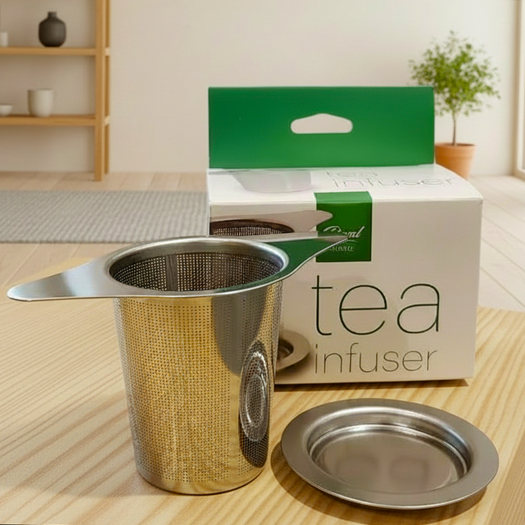 Filtermandje met deksel & klepjes