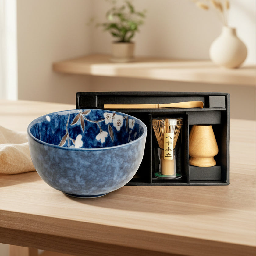 Matcha Set - Anemone Blue